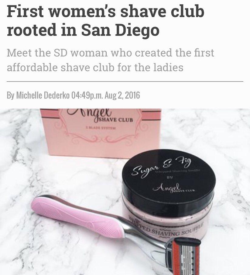 Meet our Founder in her interview with @discoversd and learn more about the @angelshaveclub cause! See link in bio for full story and to get an exclusive discount code